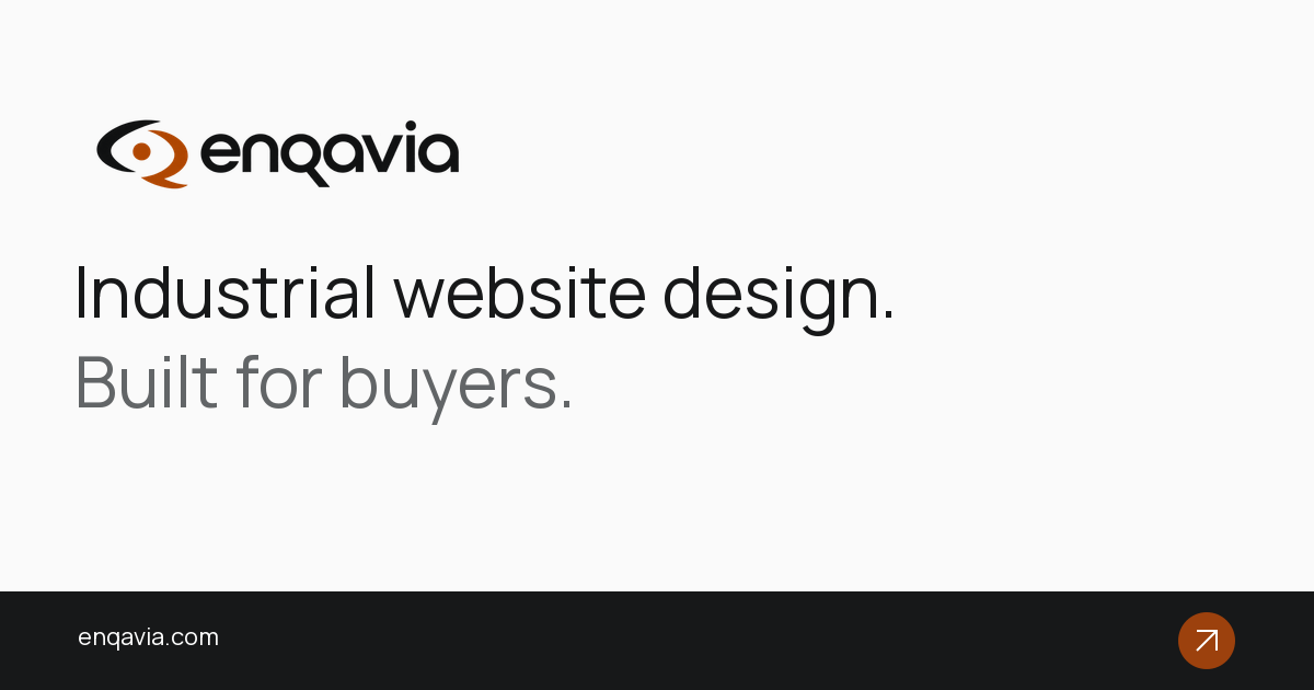 Industrial Website Development for RFQs | ENQAVIA